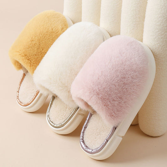 Fuzzy House Winter Slippers