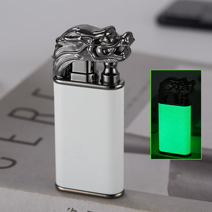 Double Flame Lighter | Dolphin | Dragon | Tiger - Windproof