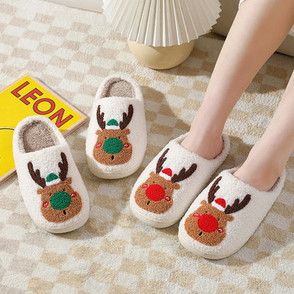 Winter Home Slippers Cozy Elk (Christmas Edition)