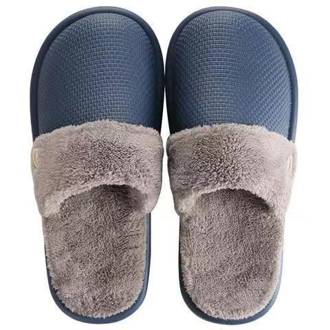 Winter Home Slippers Detachable Washable Sole